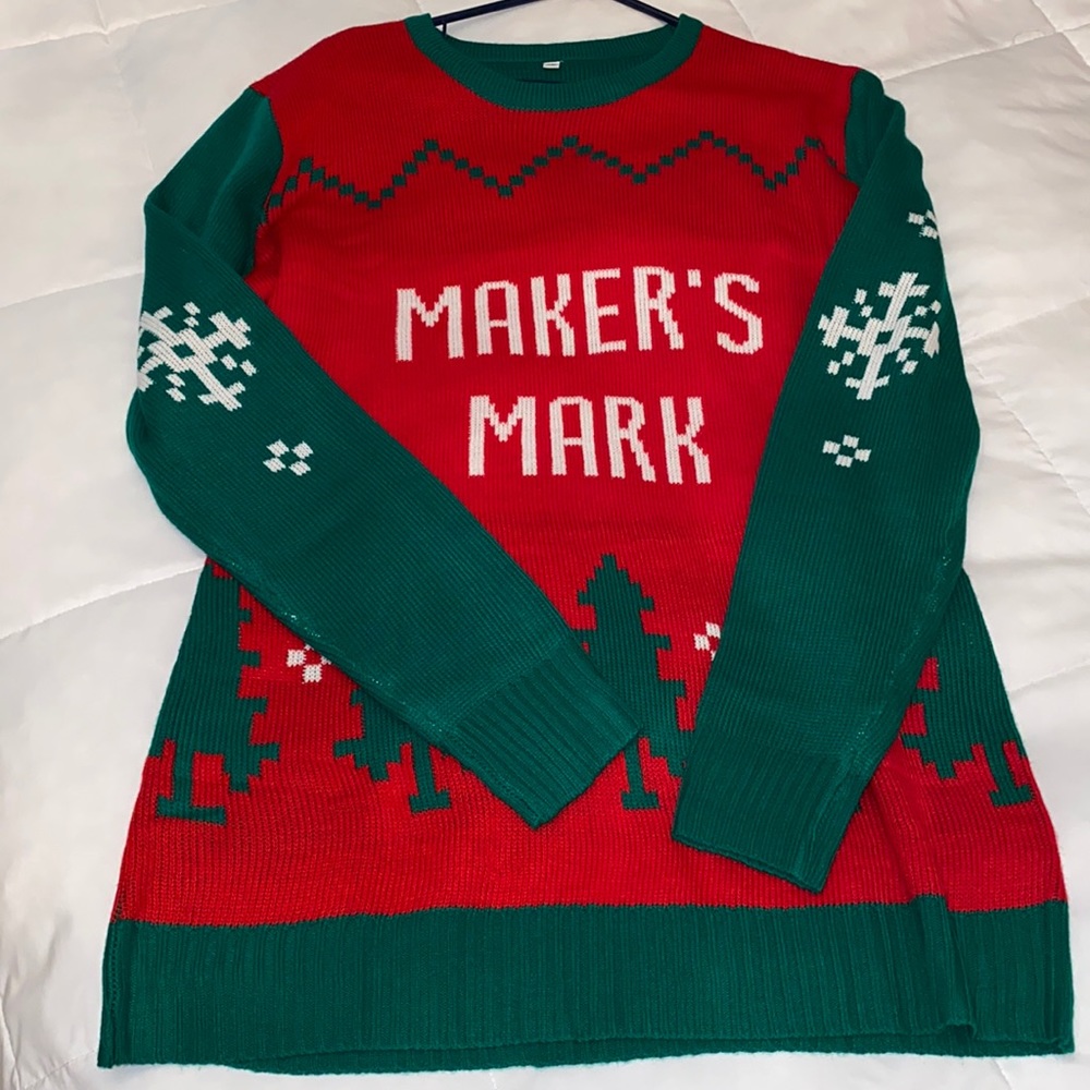 Maker’s Mark Christmas Sweater